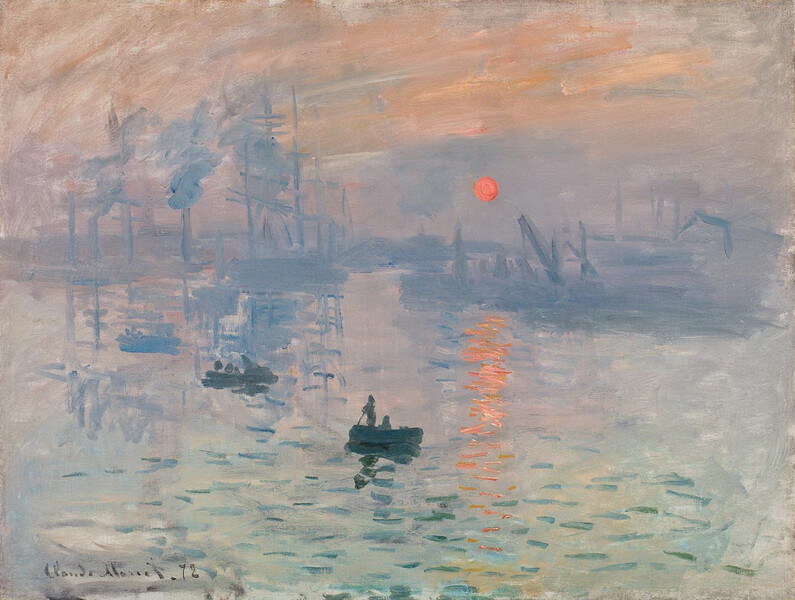 Image de l'oeuvre Impression soleil levant de Claude Monet