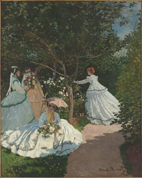 Image de l'oeuvre Femmes au jardin, à Ville d'Avray de Claude Monet