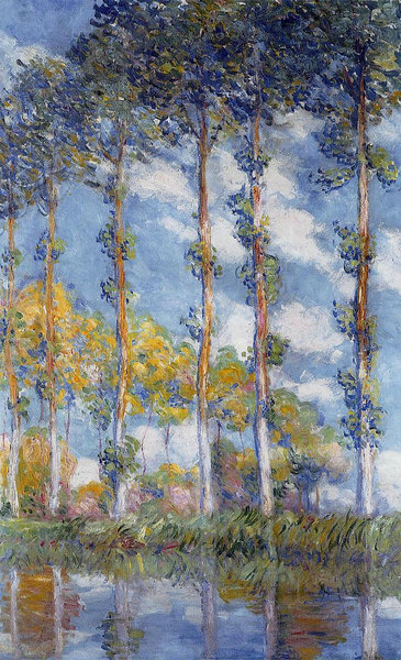 Image de l'oeuvre Les peupliers de Claude Monet