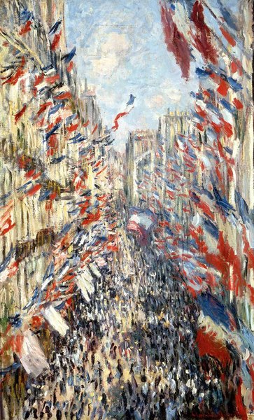 Image de l'oeuvre La Rue Montorgueil de Claude Monet