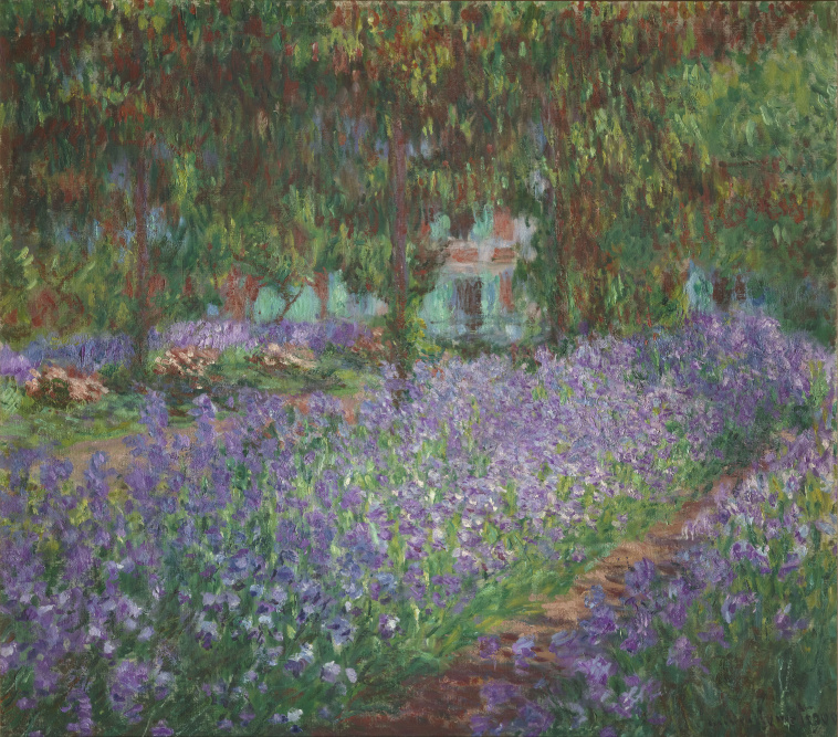 Image de l'oeuvre Le jardin de l'artiste à Giverny de Claude Monet