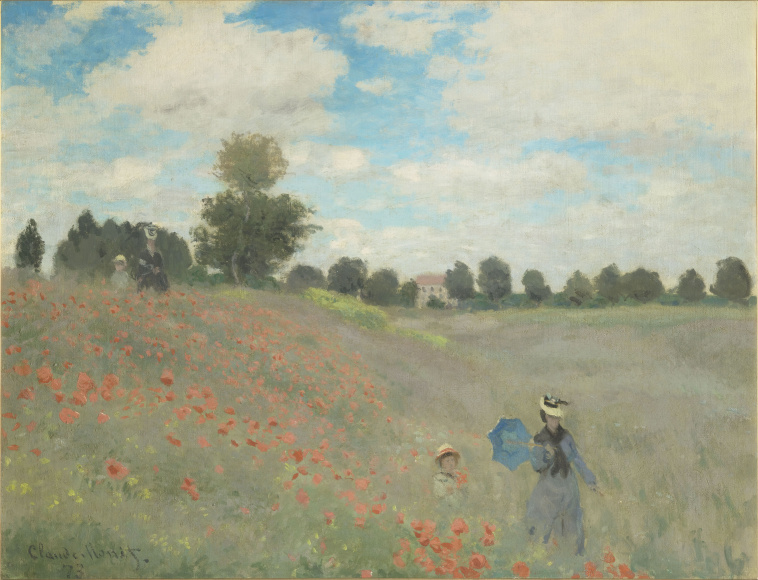 Image de l'oeuvre Coquelicots, environs d'Argenteuil de Claude Monet