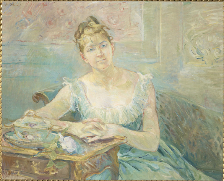 Image de l'oeuvre Louise Riesener (1860-1944),fille du peintre Léon Riesener de Berthe Morisot