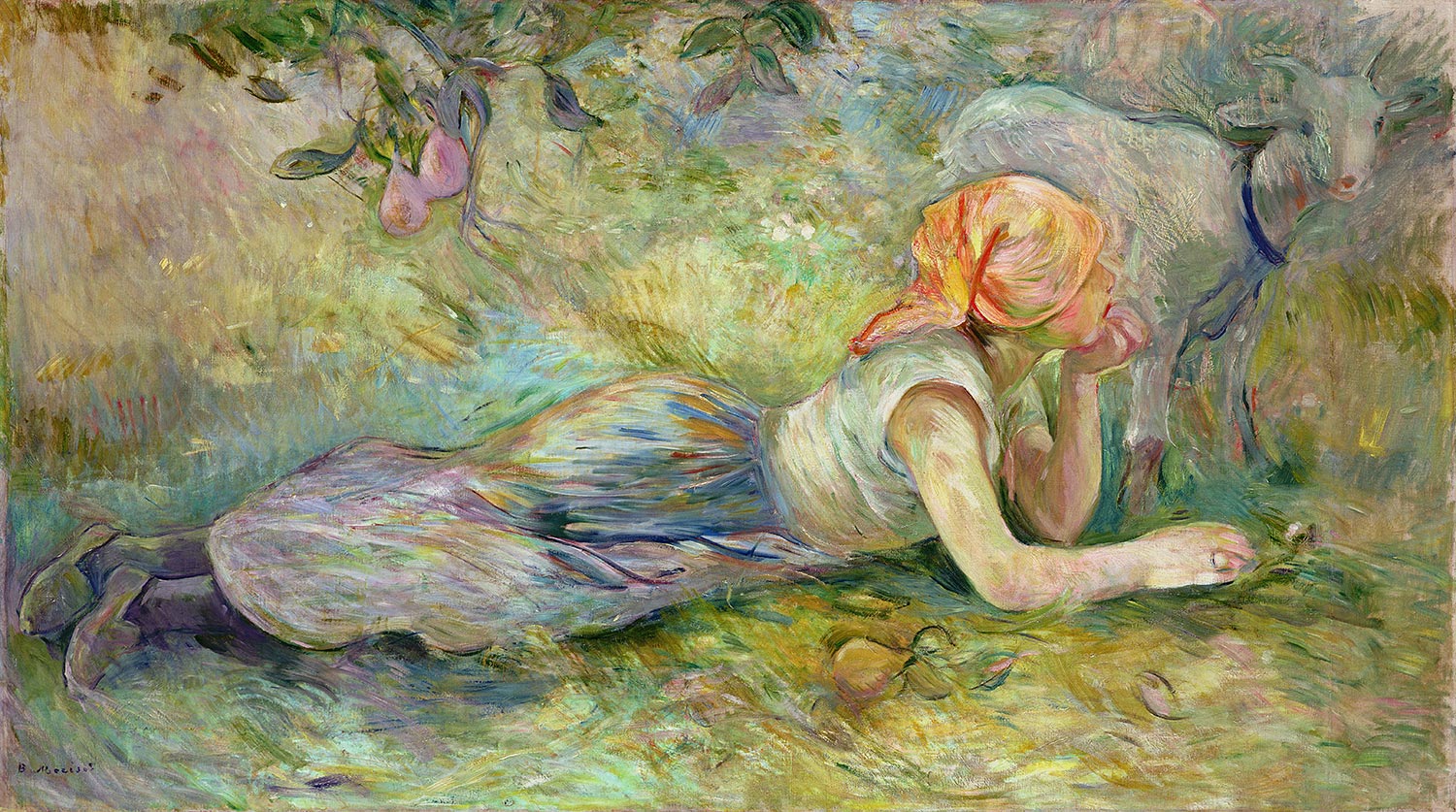 Image de l'oeuvre Bergère couchée de Berthe Morisot