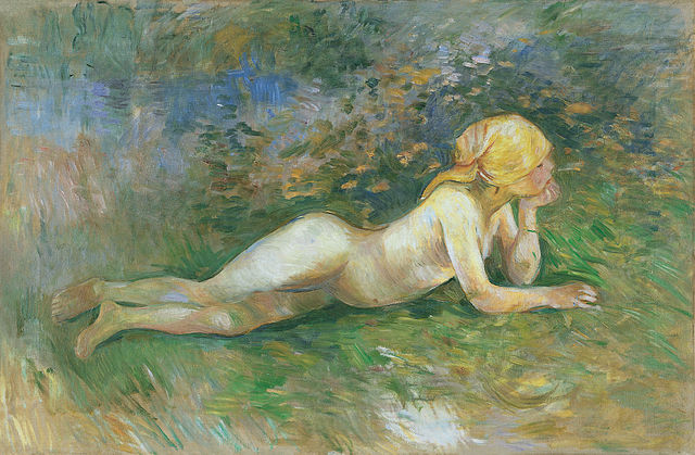 Image de l'oeuvre Bergère nue couchée de Berthe Morisot