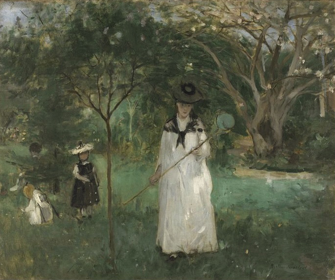 Image de l'oeuvre La Chasse aux papillons de Berthe Morisot