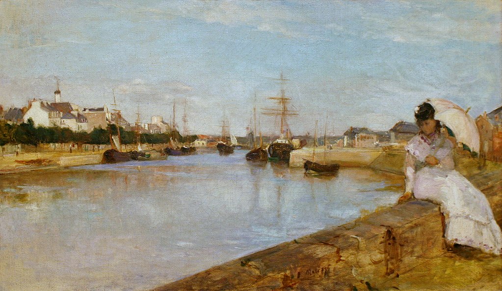 Image de l'oeuvre Le port de Lorient de Berthe Morisot
