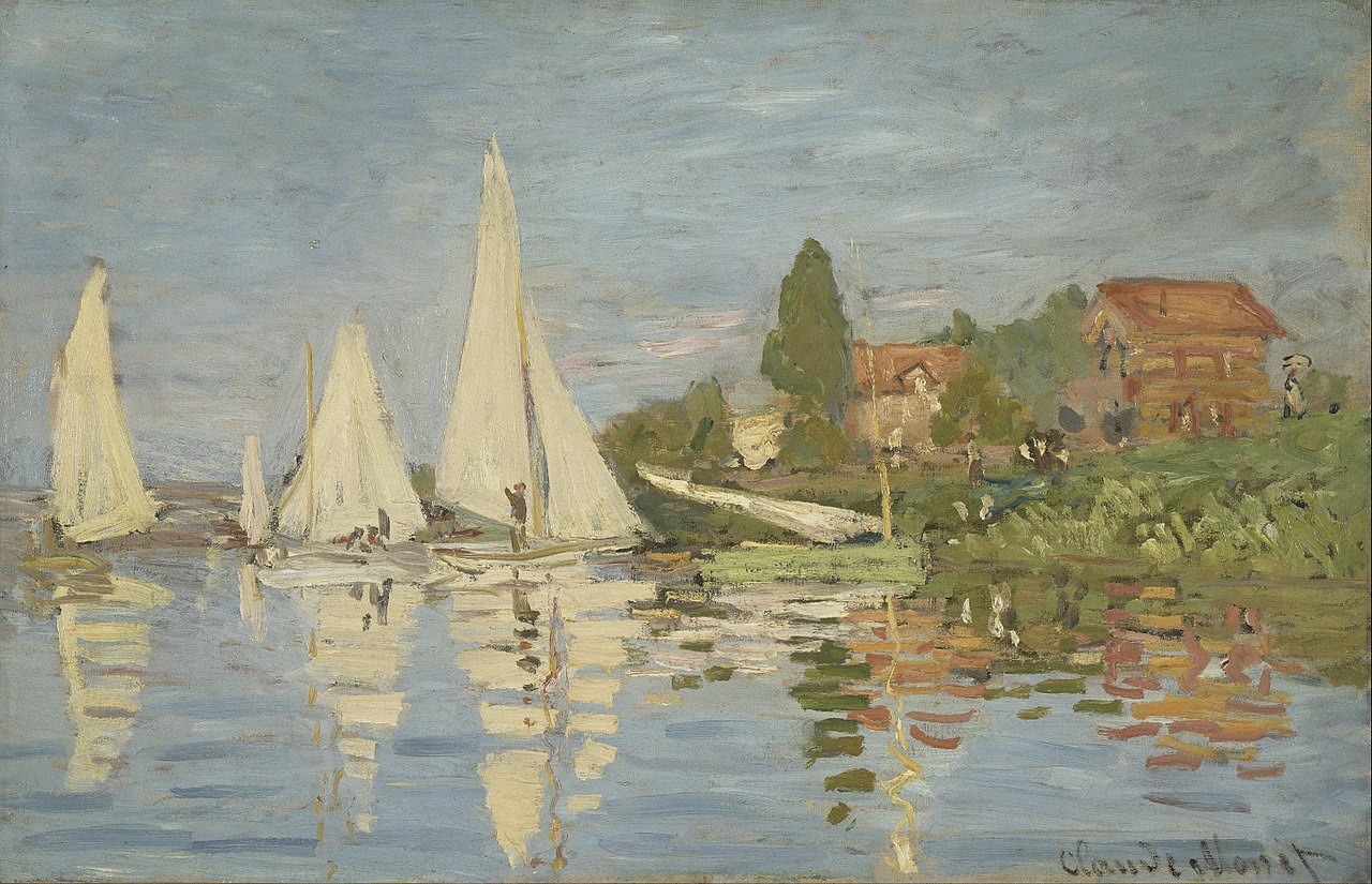 Image de l'oeuvre Régates à Argenteuil de Claude Monet