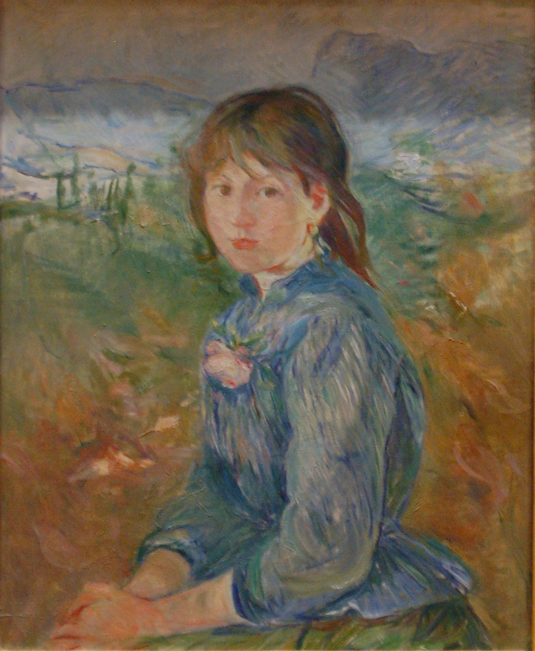 Image de l'oeuvre La petite niçoise, Célestine de Berthe Morisot