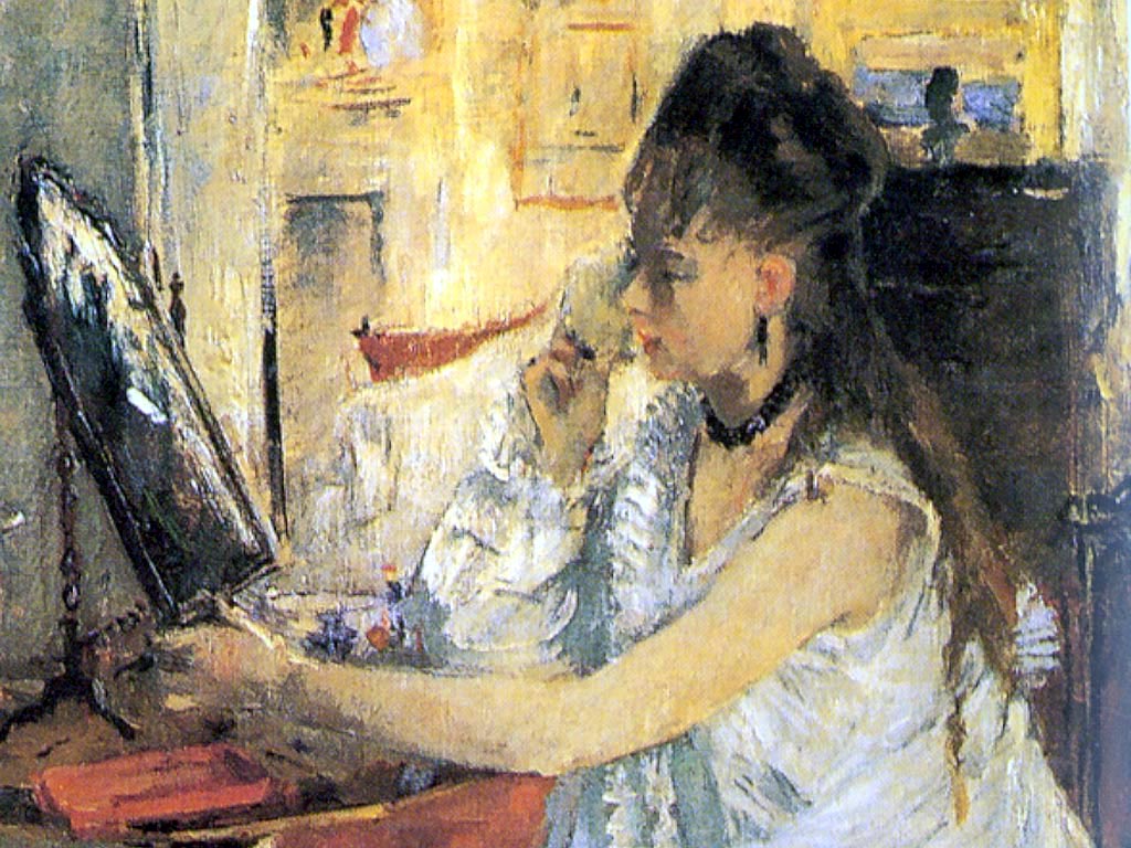 Image de l'oeuvre Jeune femme se poudrant de Berthe Morisot
