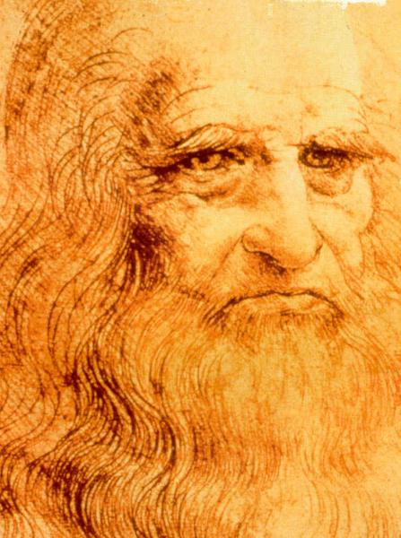 Affiche de l'exposition Léonard De Vinci