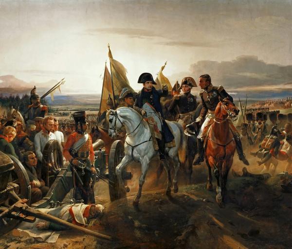 Image de l'œuvre Bataille de Friedland réalisée par l'artiste Horace Vernet. L'œuvre est exposée à Musée d'Orsay (Paris, France).