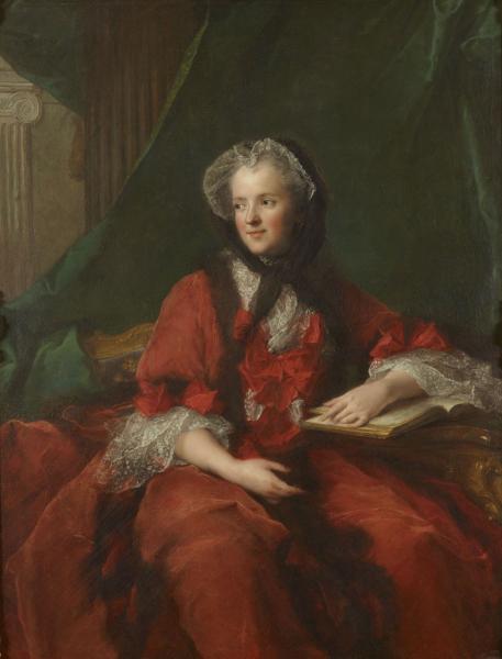 Image de l'œuvre Marie Leszczynska, reine de France (1703-1768) lisant la Bible réalisée par l'artiste Jm Nattier. L'œuvre est exposée à Château de Versailles (Versailles, France).