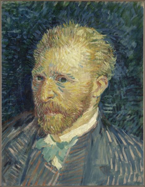 Image de l'œuvre Portrait de l'artiste réalisée par l'artiste Vincent Van Gogh. L'œuvre est exposée à Musée d'Orsay (Paris, France).