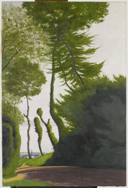Image de l'œuvre Honfleur réalisée par l'artiste Félix Vallotton. L'œuvre est exposée à Musée de l'Oise (MUDO) (Beauvais, France).