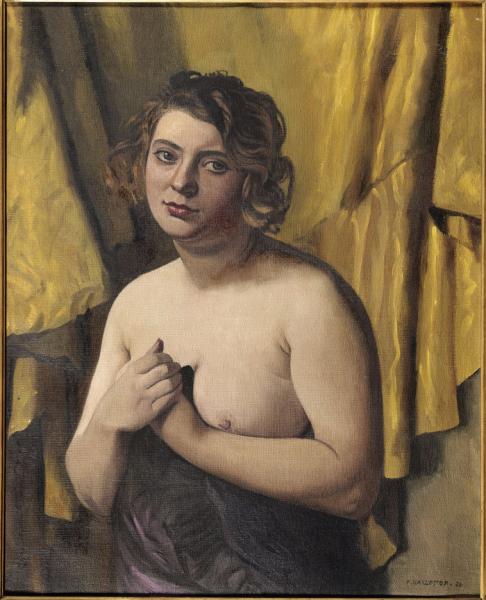 Image de l'œuvre Torse de femme réalisée par l'artiste Félix Vallotton. L'œuvre est exposée à Saint-Etienne, musée d'Art et d'Industrie (Saint Etienne, France).