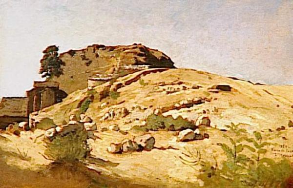 Image de l'œuvre Paysage d'Italie: Rocca di Papa (1859) réalisée par l'artiste Léon Bonnat. L'œuvre est exposée à Musée Bonnat Hellieu (Bayonne, France).