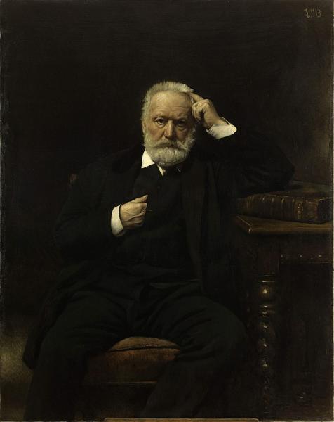 Image de l'œuvre Portrait de Victor Hugo réalisée par l'artiste Léon Bonnat. L'œuvre est exposée à Château de Versailles (Versailles, France).