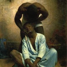 Le Barbier à Suez de Léon Bonnat