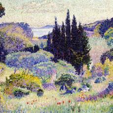 Cyprès Avril de Henri-Edmond Cross