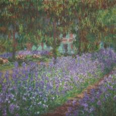 Le jardin de l'artiste à Giverny de Claude Monet
