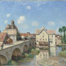 Le Pont de Moret, de Alfred Sisley