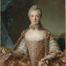 Madame Adélaïde de France (1732-1800) faisant des noeuds de Jm Nattier