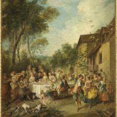 Un festin de noces de villages de Nicolas Lancret