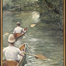 Les Périssoires de Gustave Caillebotte