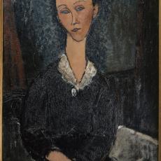 Femme au col blanc de Modigliani