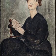 Portrait de Dedie (Odette Hayden) de Modigliani