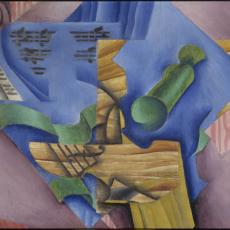 Violon et verre : Nature morte de Juan Gris