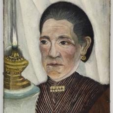Portrait de la seconde femme de Rousseau de Henri Rousseau