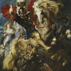 Saint Georges et le Dragon de Pierre Paul Rubens