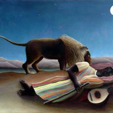 La Bohémienne endormie de Henri Rousseau