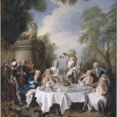 Le déjeuner de jambon de Nicolas Lancret