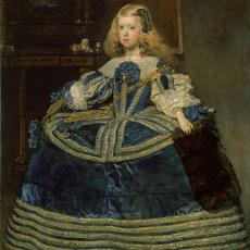 L'infante Marguerite en bleu de Velasquez Diego