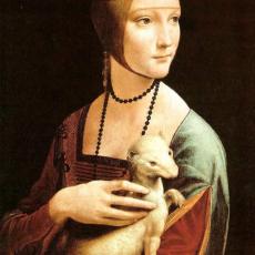 La Dame à l'Hermine de Léonard De Vinci