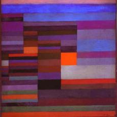 Feu dans la nuit de Paul Klee