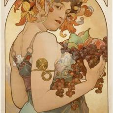 Fruit de Alfons Mucha