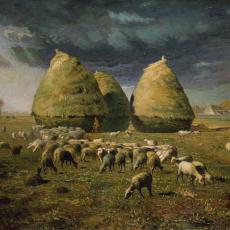 Meules de foin, automne de Jean François Millet