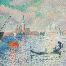 Vu du Bassin San Marco à Venise de Henri-Edmond Cross