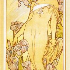 Iris de Alfons Mucha