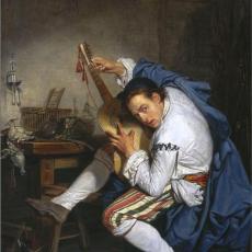 Le guitariste de Jean-Baptiste Greuze