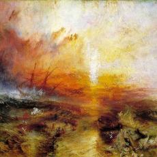 Le négrier de Jmw Turner