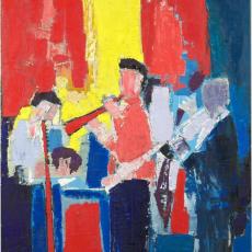 Les Musiciens, Souvenir de Sidney Bechet de Nicolas de Staël