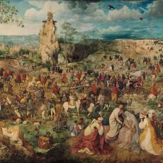 Montée du Calvaire ou Portement de la Croix de Bruegel l'Ancien