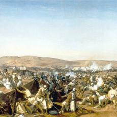 Prise de la Smala d'Abd-el-Kader par le duc d'Aumale à Taguin, le 16 mai 1843