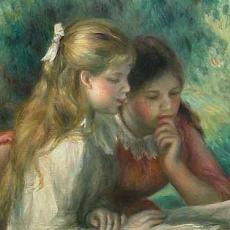 La lecture de Pierre-Auguste Renoir