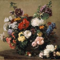Roses et Pivoines de Fantin-Latour